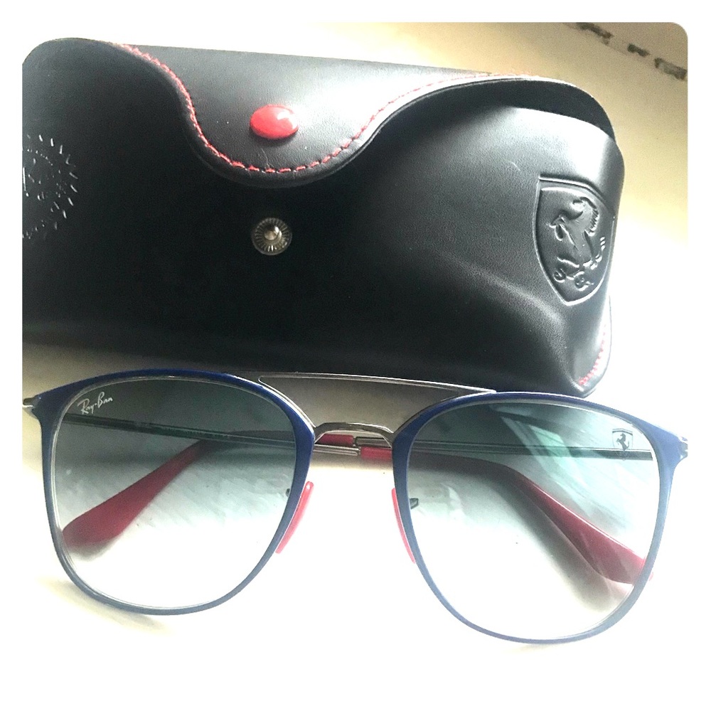 SOLD! - ROUND RAY BAN FERRARI COLLECTION